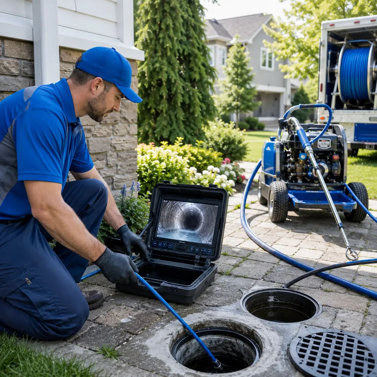 Outdoor drain cleaning professionals serving Lagrange, ME